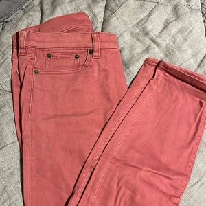 Pink jeans